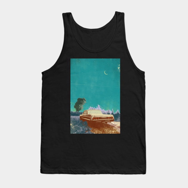 EVENING EXPLOSION Tank Top by Showdeer